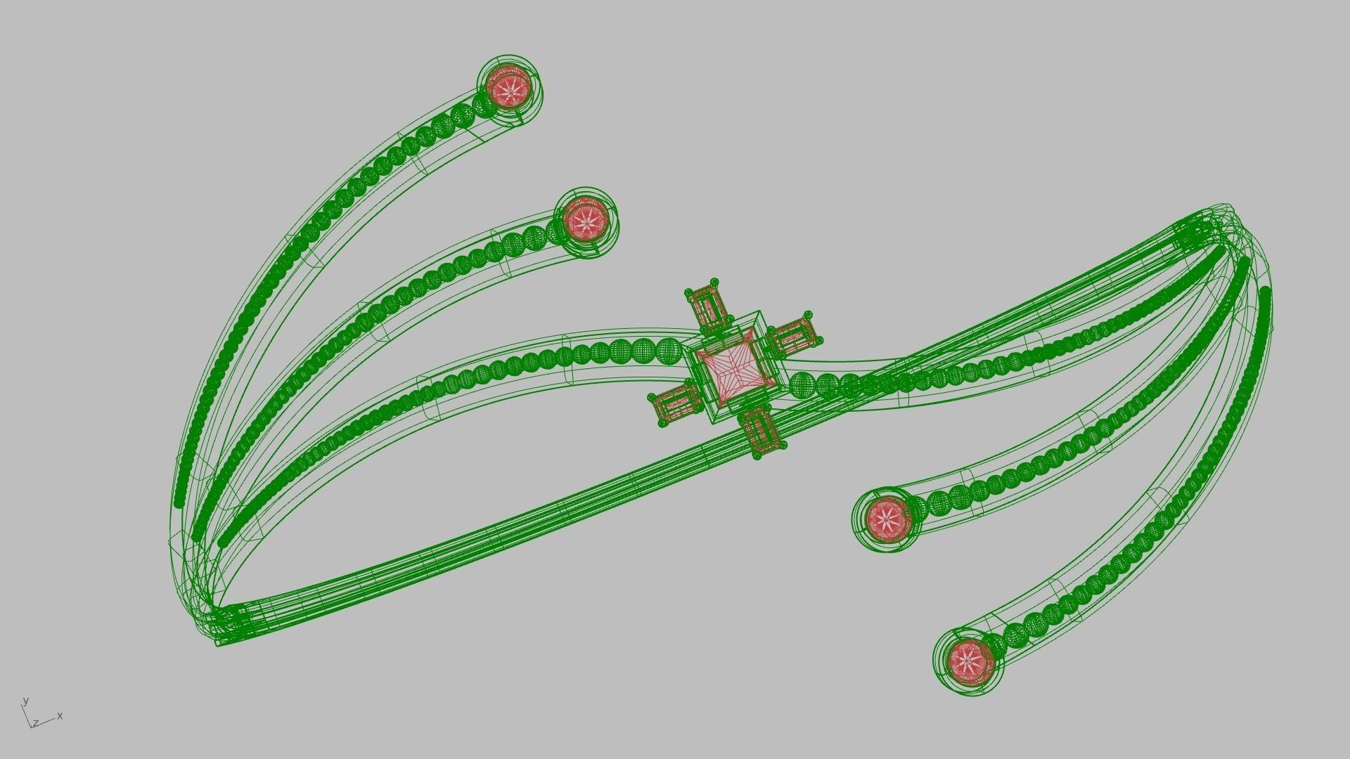 connecting dots bracelet slt verified  3D print model_2
