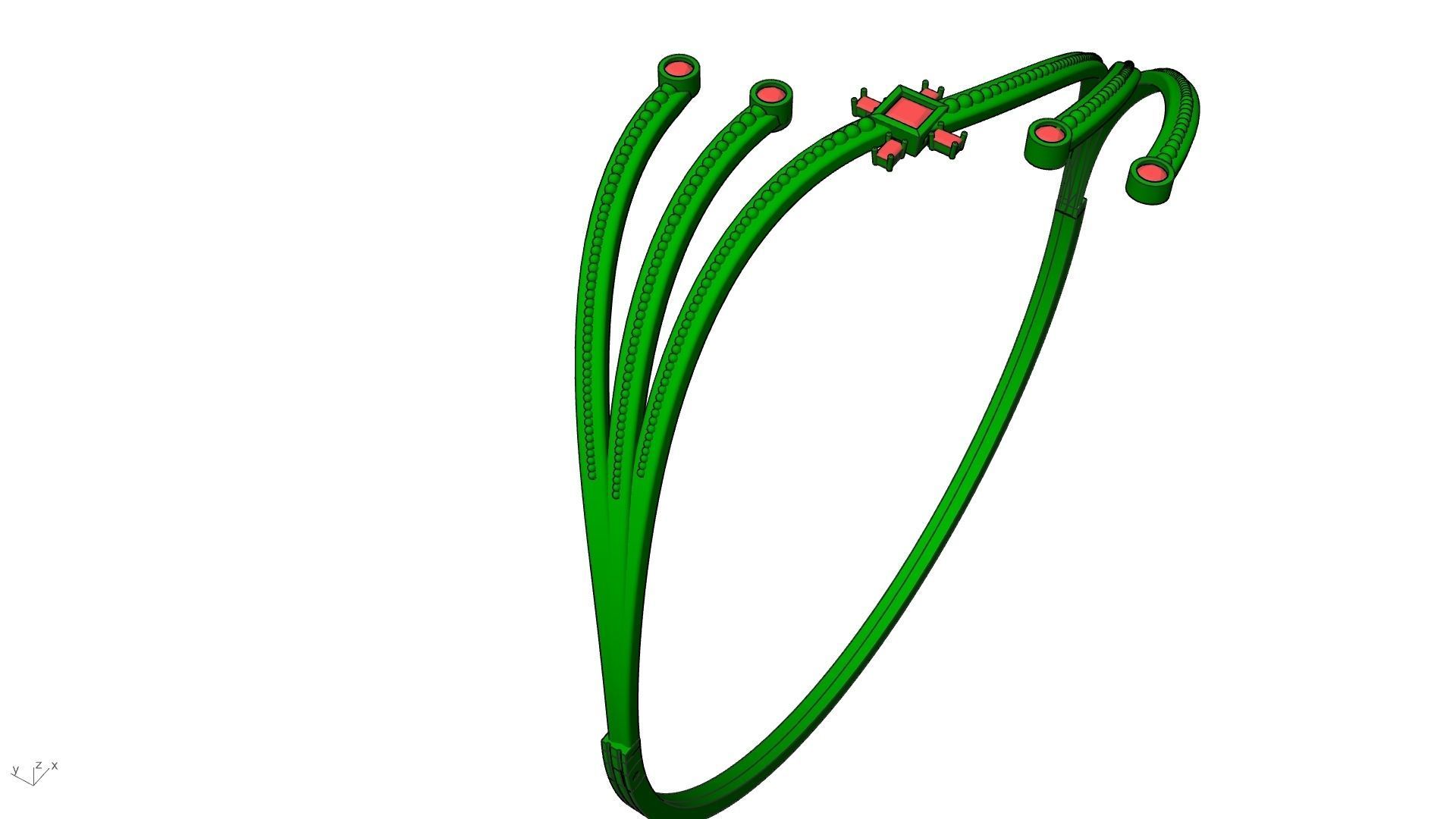 connecting dots bracelet slt verified  3D print model_6