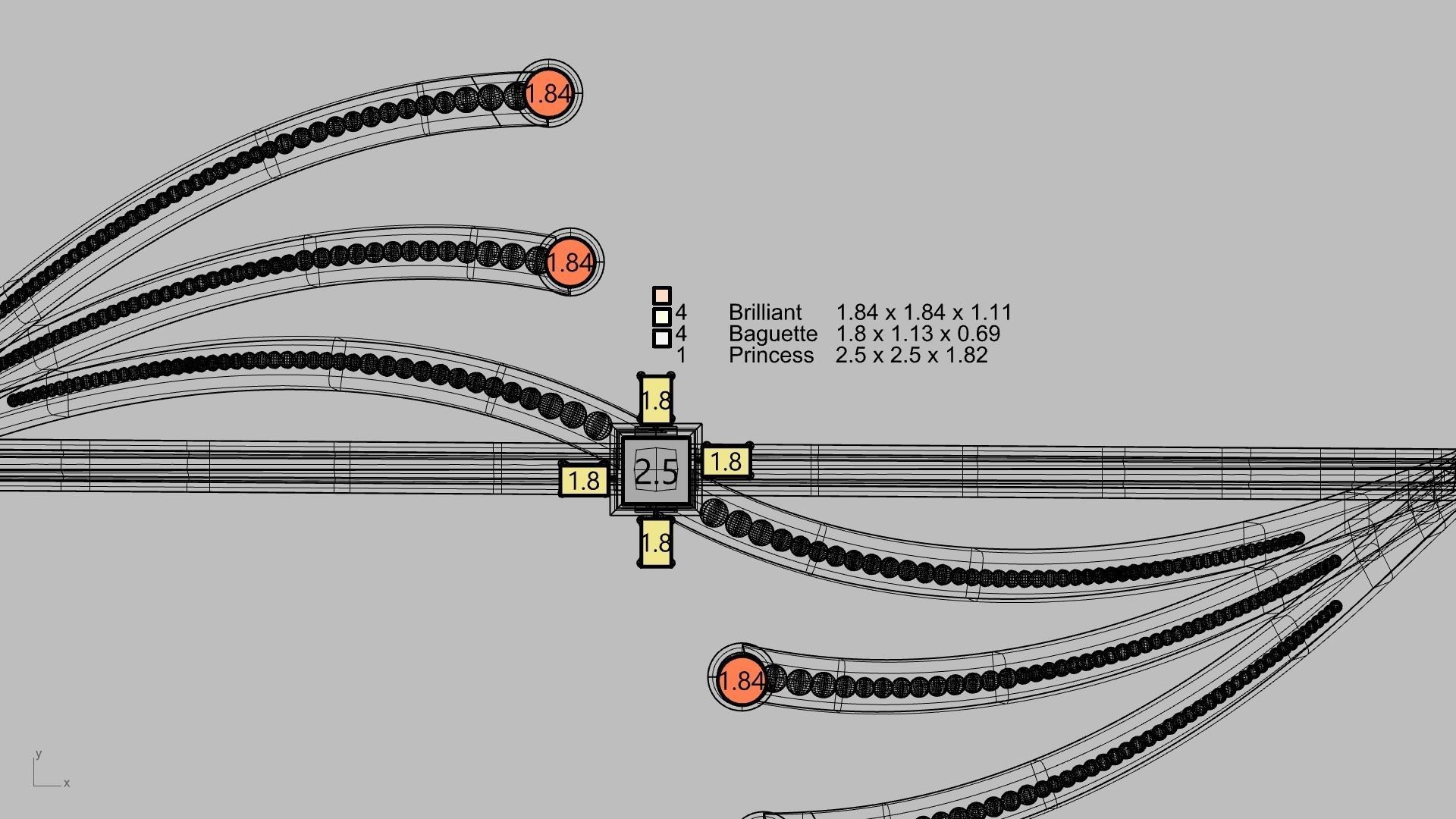 connecting dots bracelet slt verified  3D print model_10