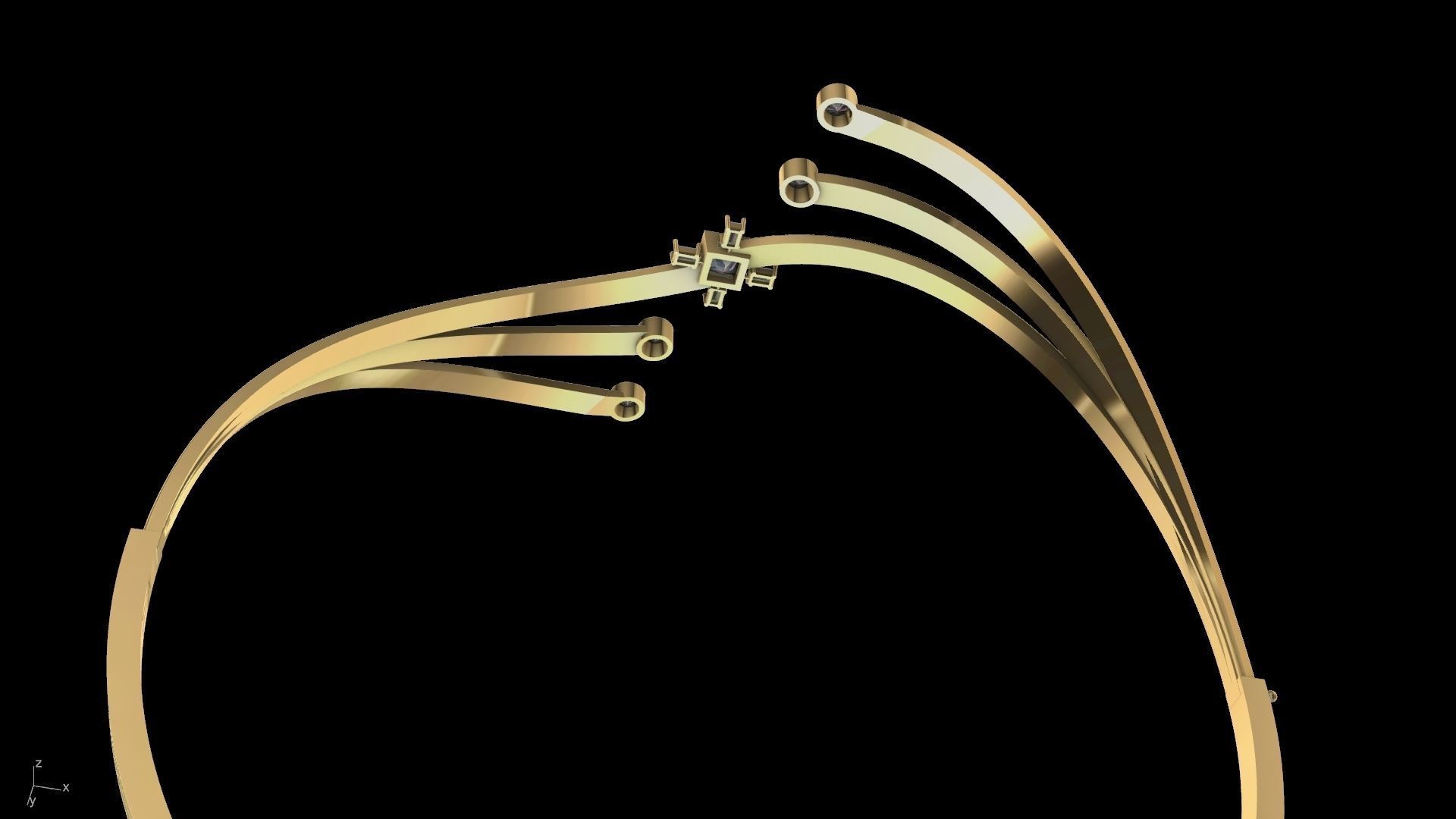 connecting dots bracelet slt verified  3D print model_12