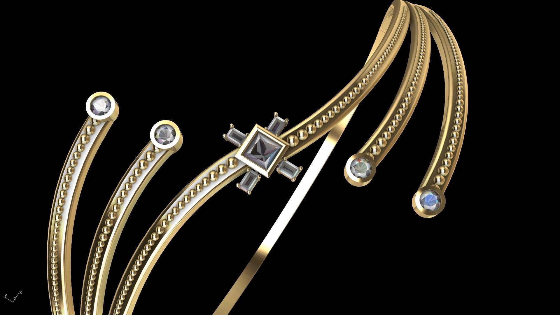 connecting dots bracelet slt verified  3D print model_15