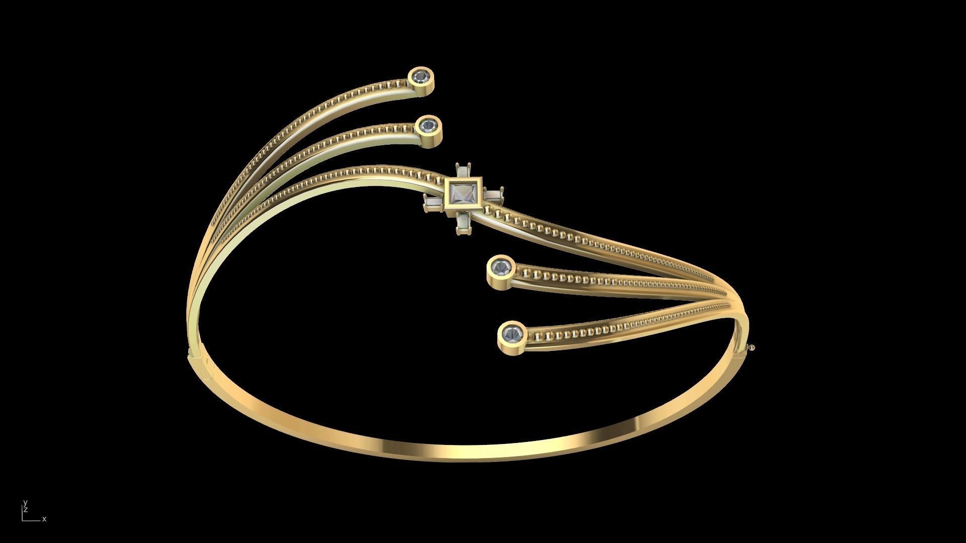 connecting dots bracelet slt verified  3D print model_9