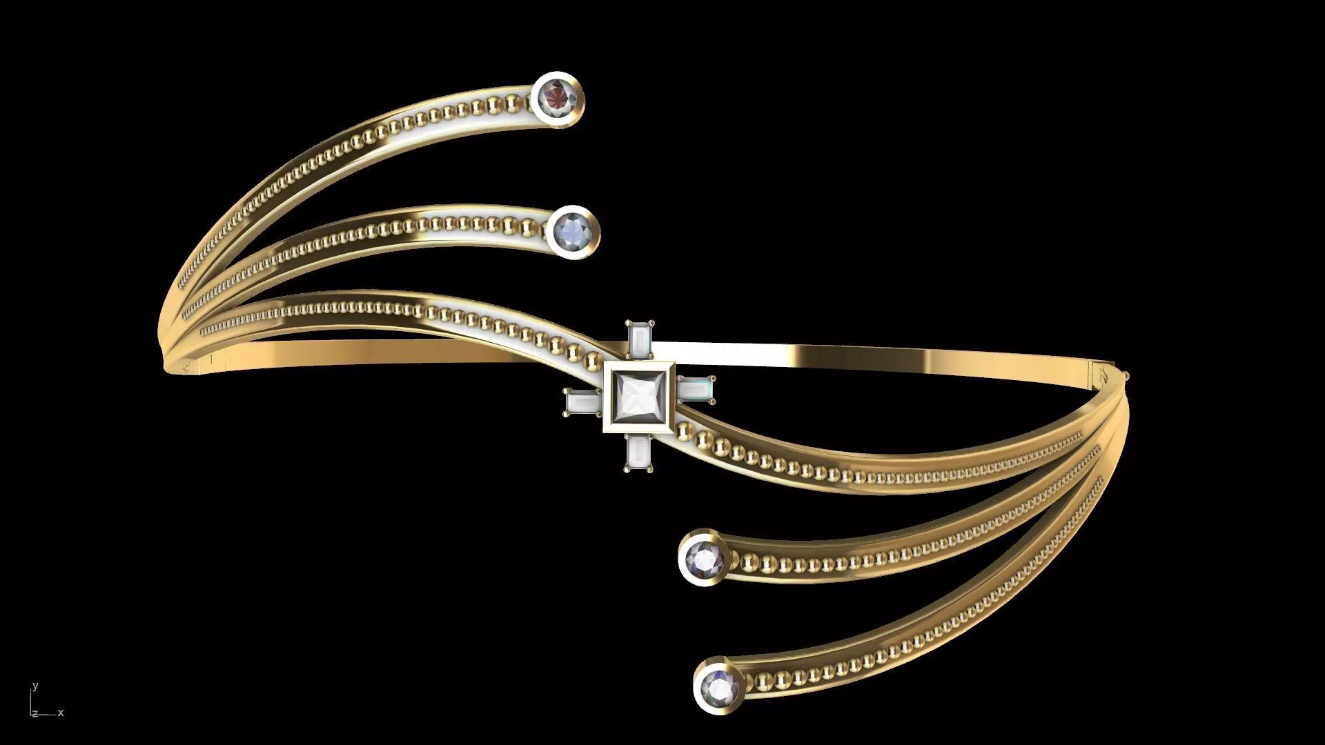 connecting dots bracelet slt verified  3D print model_0