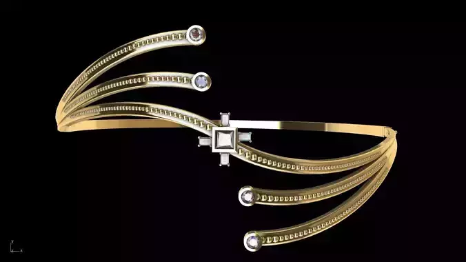 connecting dots bracelet slt verified  3D print model