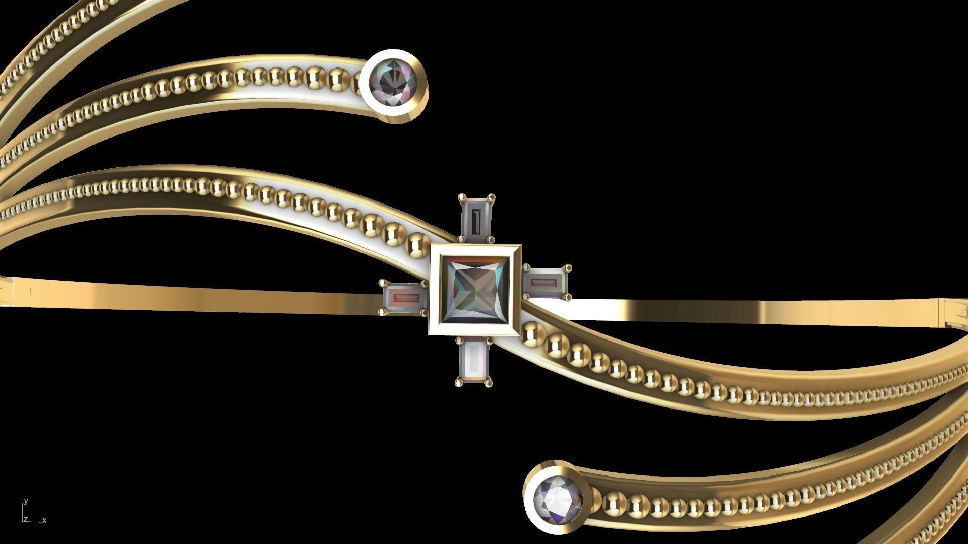 connecting dots bracelet slt verified  3D print model_1