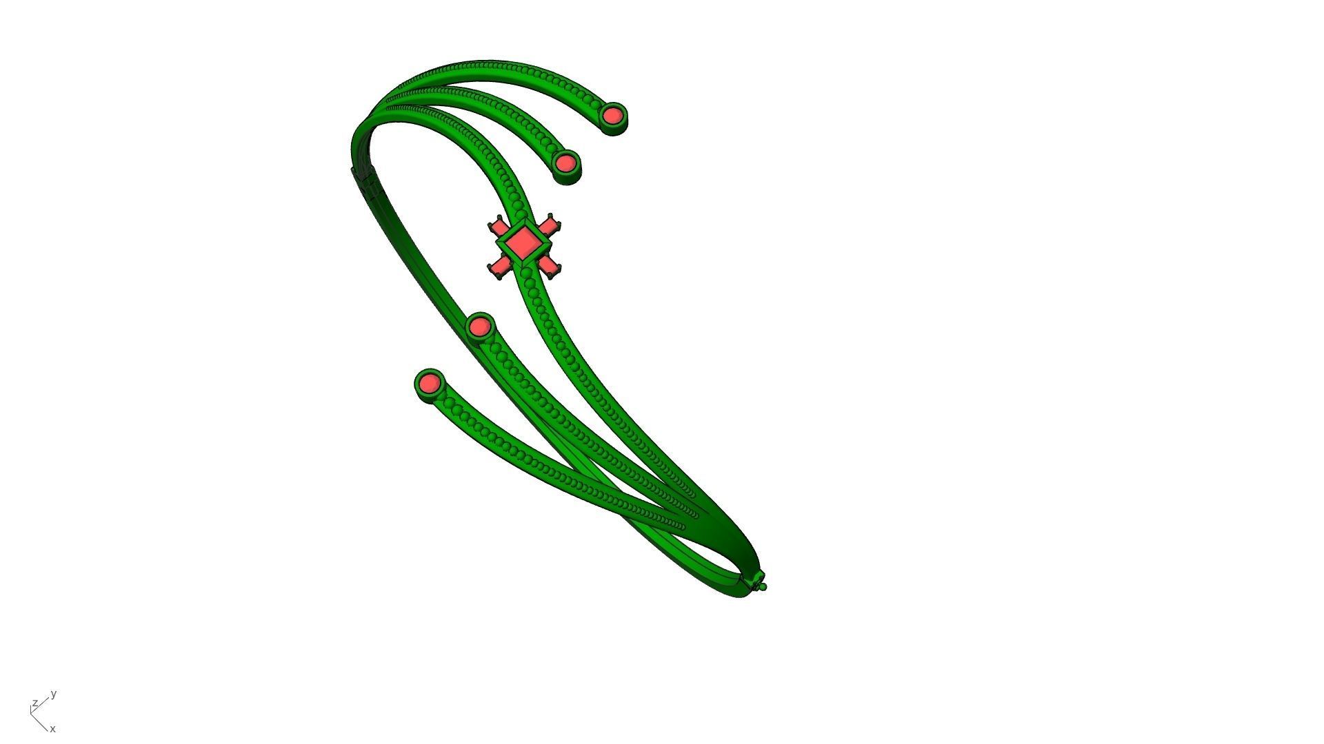 connecting dots bracelet slt verified  3D print model_5