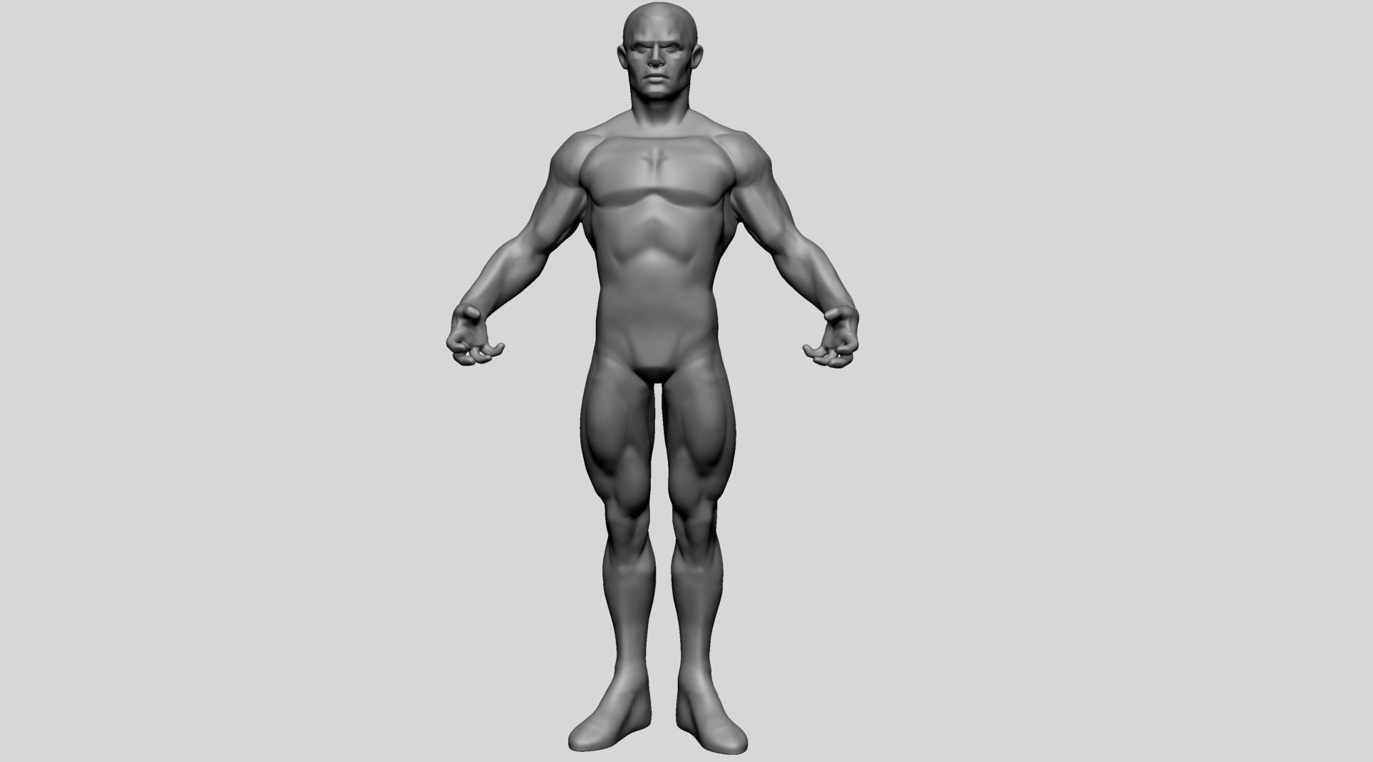 ComicBook Hero Base 3D model_7