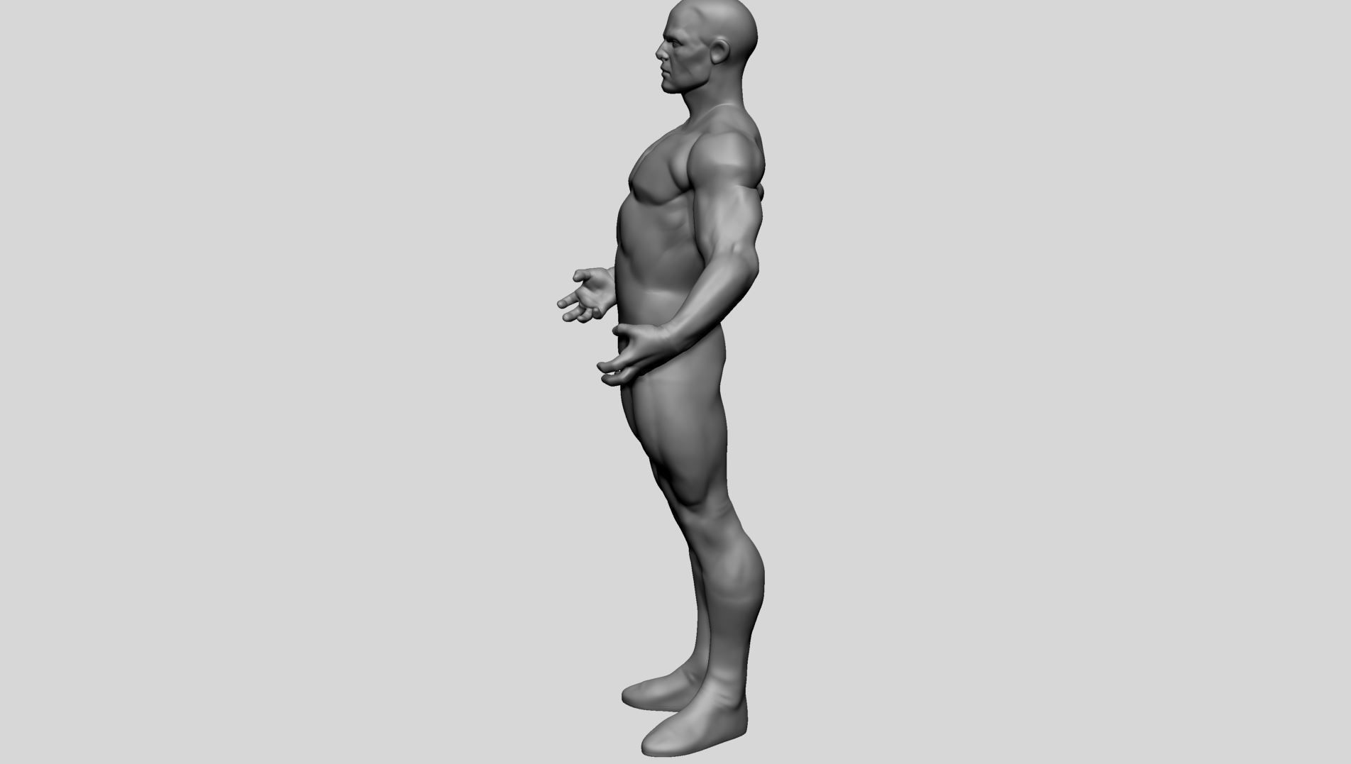 ComicBook Hero Base 3D model_6