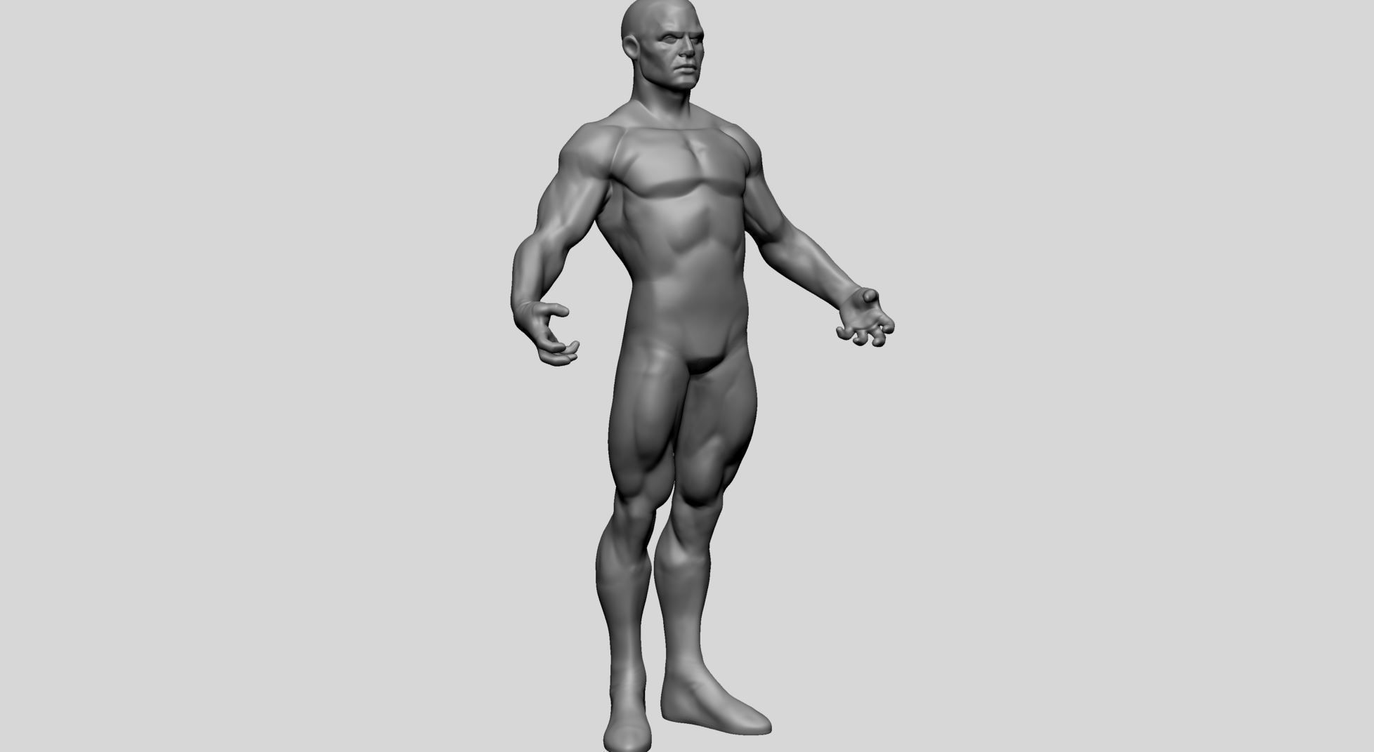 ComicBook Hero Base 3D model_1