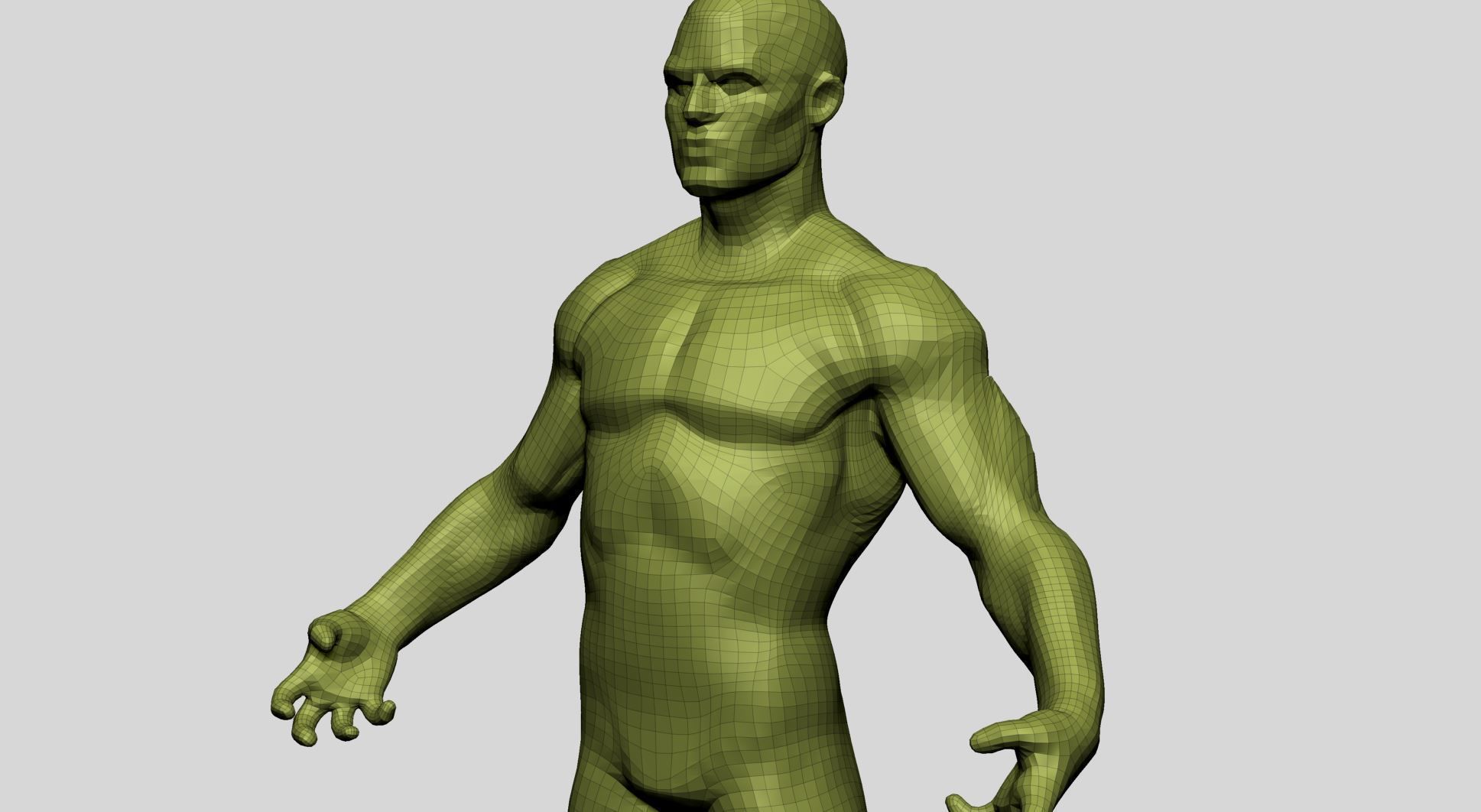 ComicBook Hero Base 3D model_13