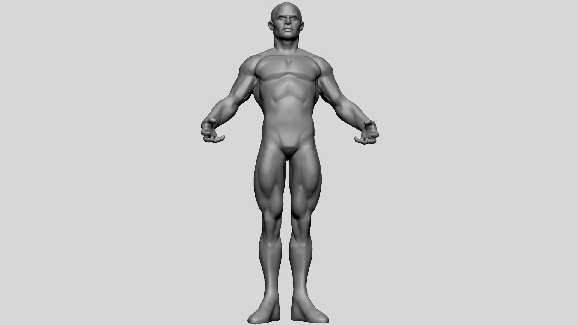 ComicBook Hero Base 3D model_8