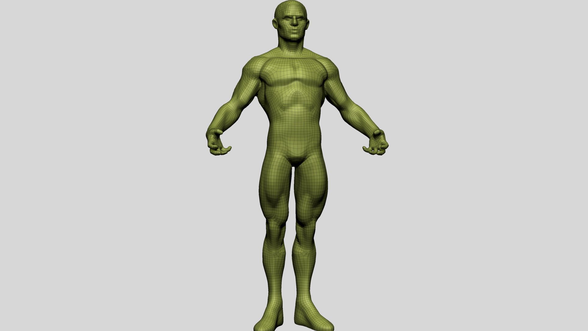 ComicBook Hero Base 3D model_12