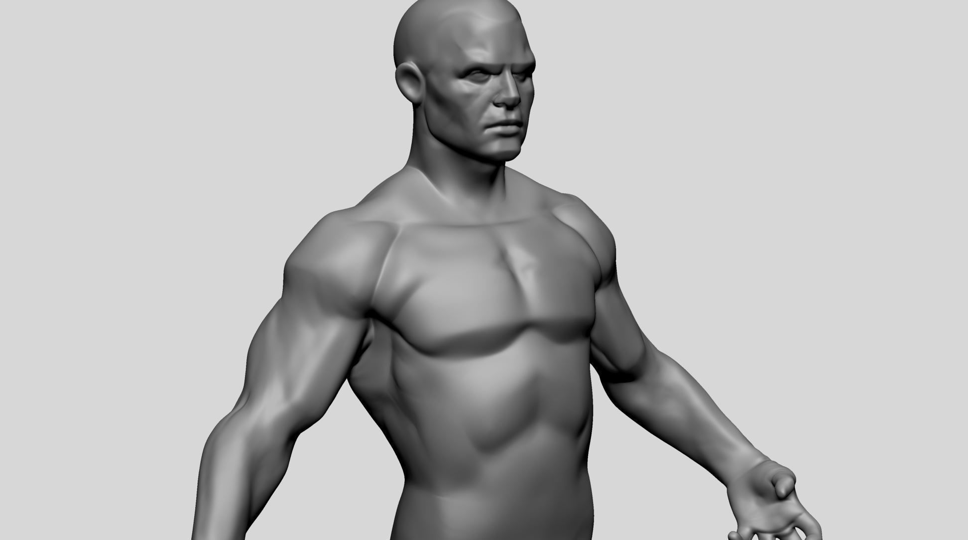 ComicBook Hero Base 3D model_9