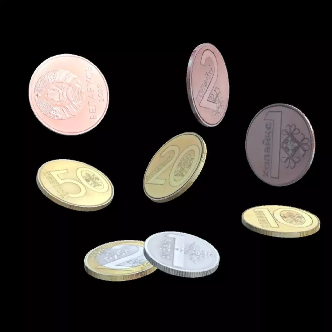 Coins 3D model