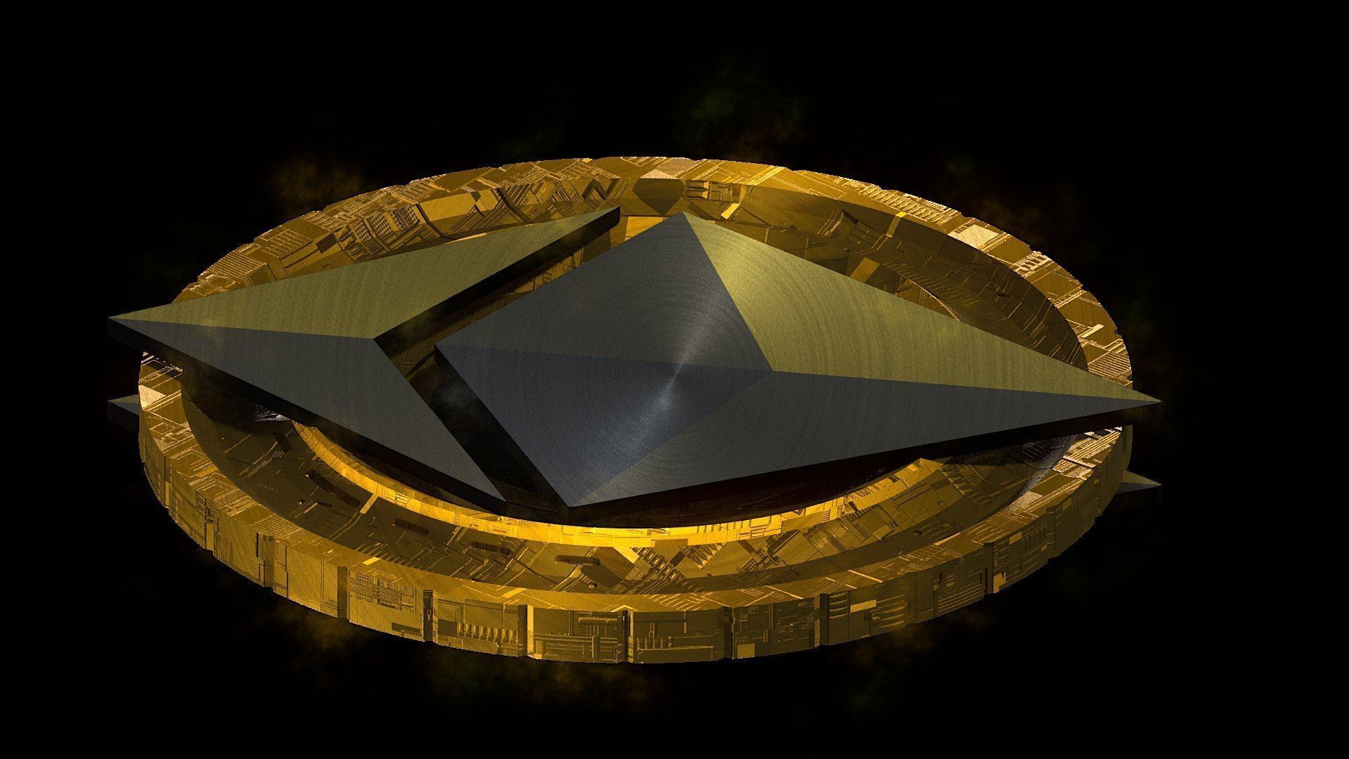 Ethereum Eth Btc Bitcoin Crypto Coin Token Blockchain Nft 0131 3D model_2