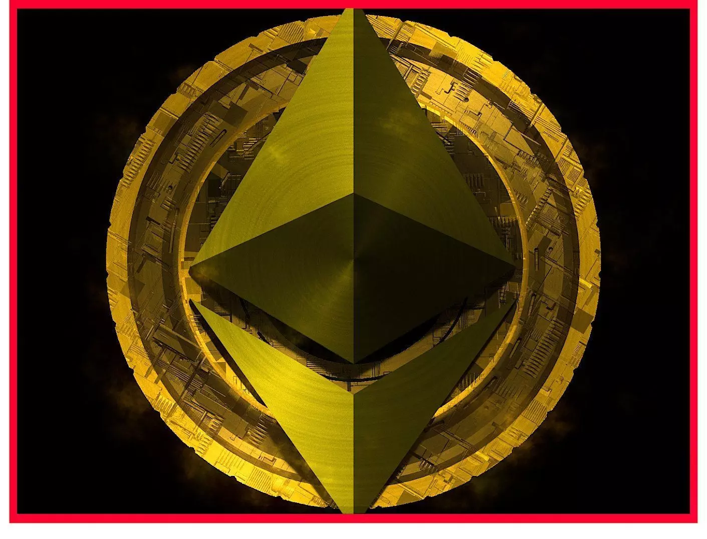 Ethereum Eth Btc Bitcoin Crypto Coin Token Blockchain Nft 0131 3D model_0