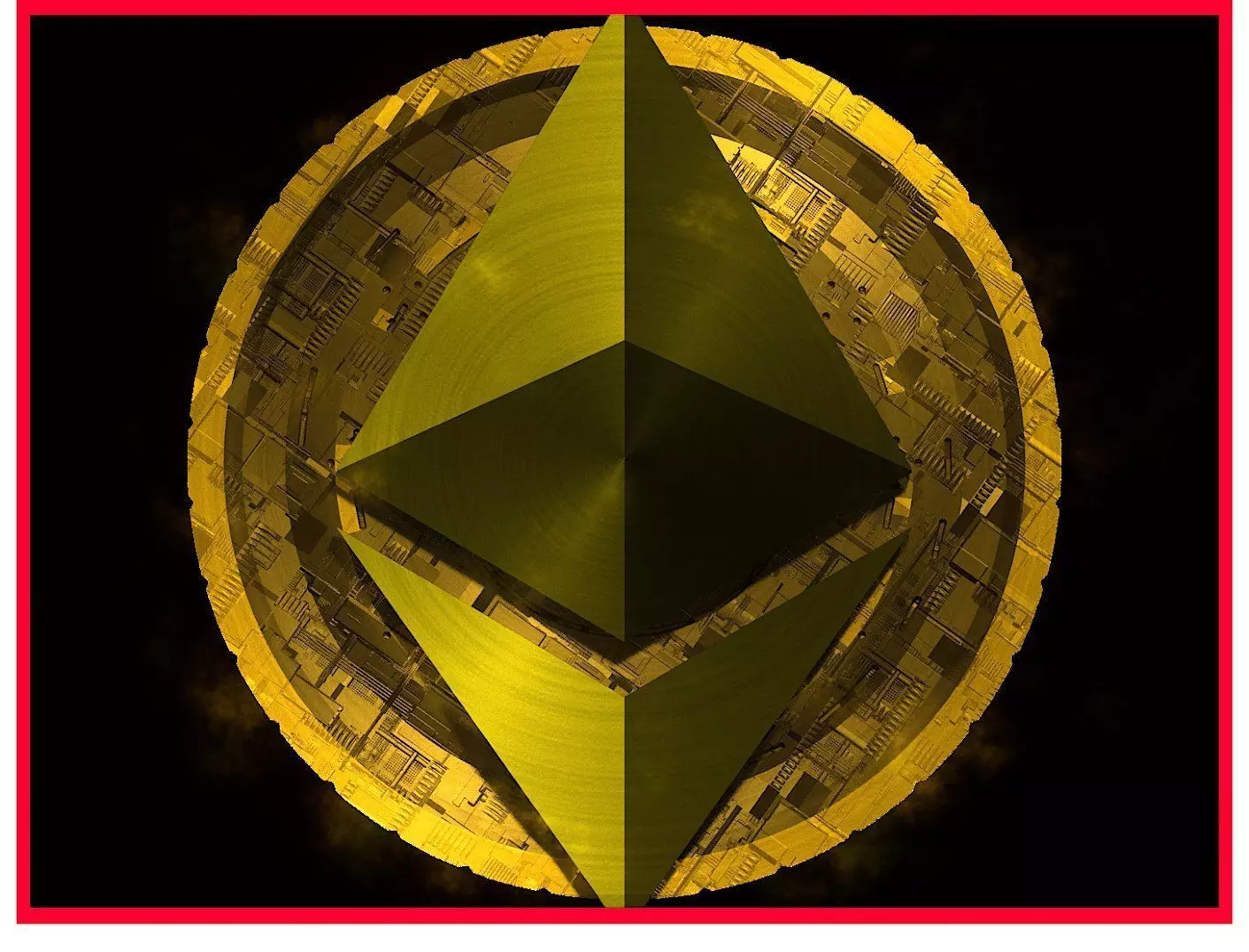 Ethereum Eth Btc Bitcoin Crypto Coin Token Blockchain Nft 0120 3D model_0