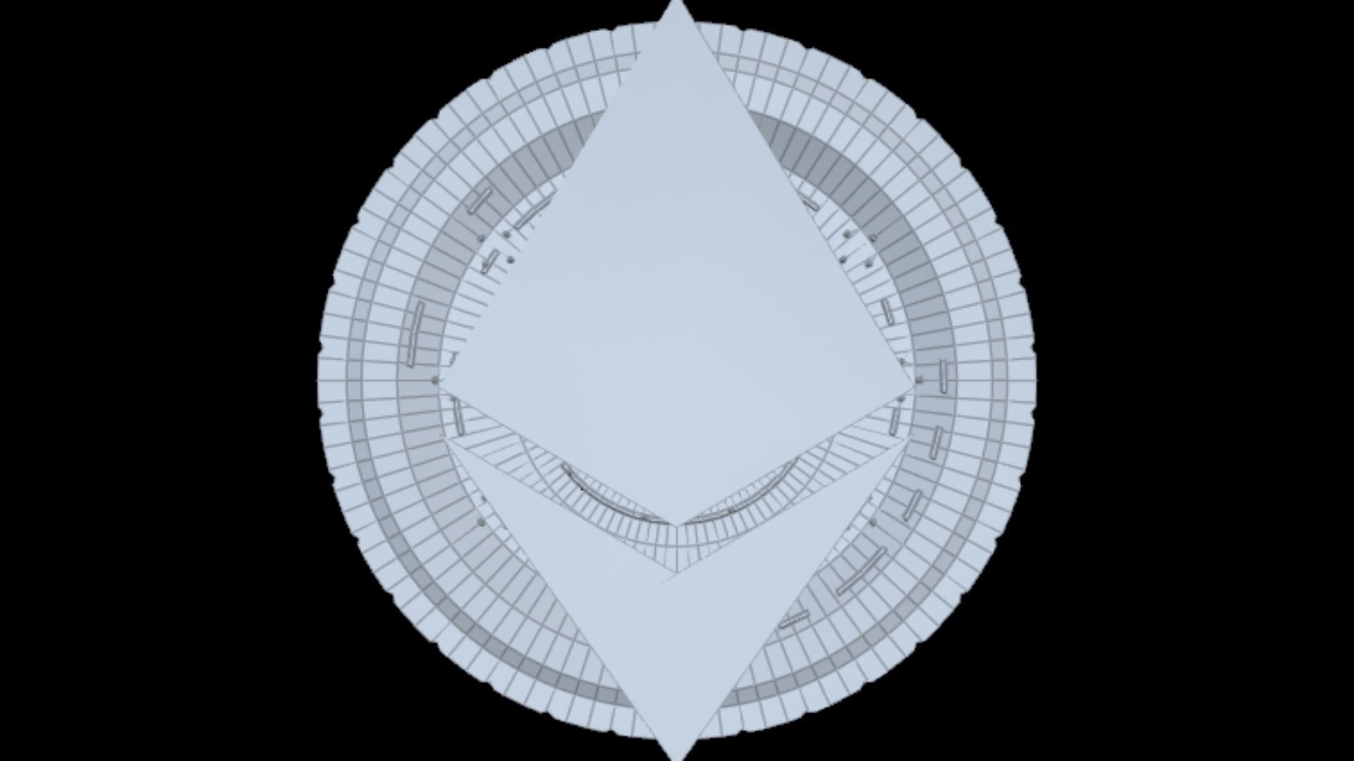 Ethereum Eth Btc Bitcoin Crypto Coin Token Blockchain Nft 0120 3D model_5