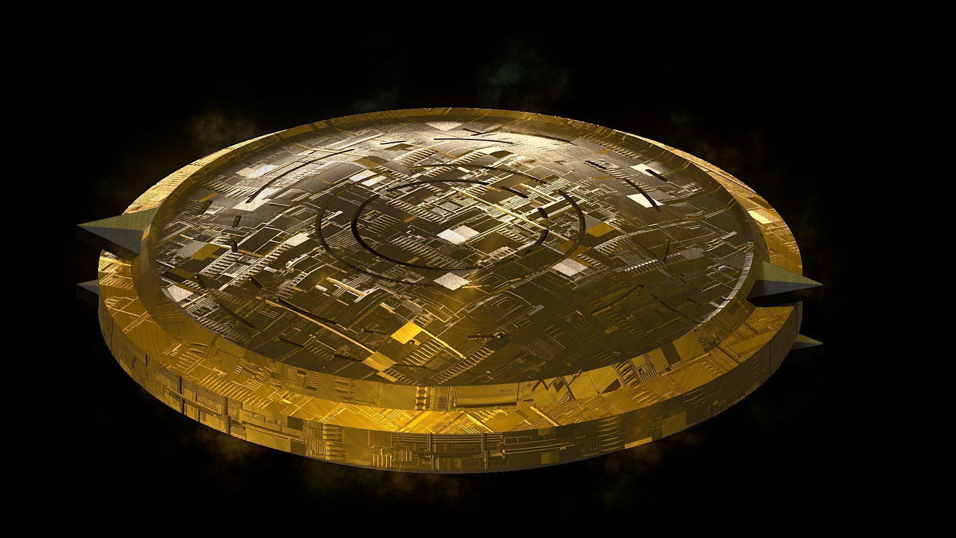 Ethereum Eth Btc Bitcoin Crypto Coin Token Blockchain Nft 0118 3D model_2