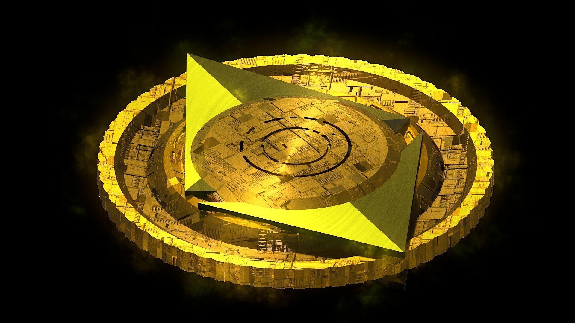 Ethereum Eth Btc Bitcoin Crypto Coin Token Blockchain Nft 0115 3D model_3