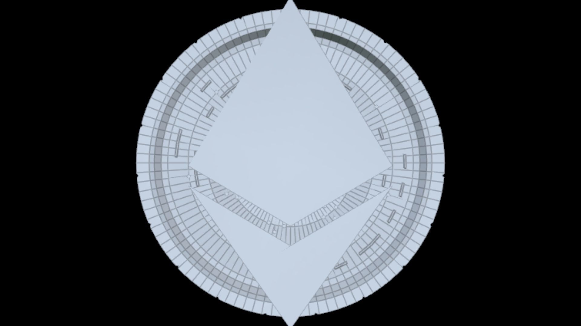 Ethereum Eth Btc Bitcoin Crypto Coin Token Blockchain Nft 0111 3D model_5