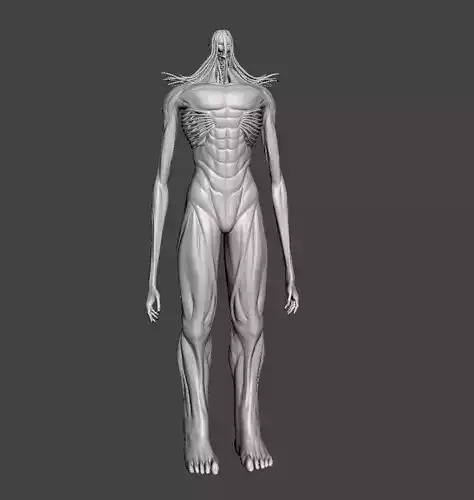 Eren Yeager Colossal 3D Model 3D print model