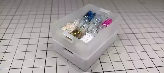 Stackable box 3d print data  3D print model