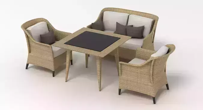 Dedon Summerland Set 3D model