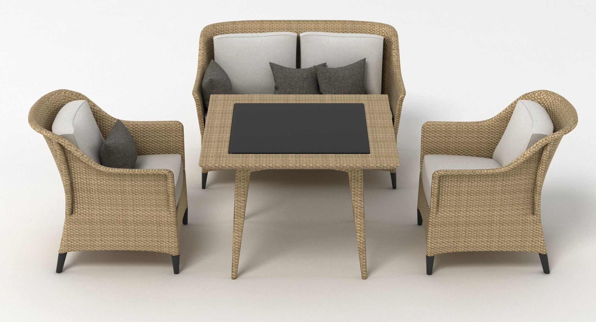 Dedon Summerland Set 3D model_2