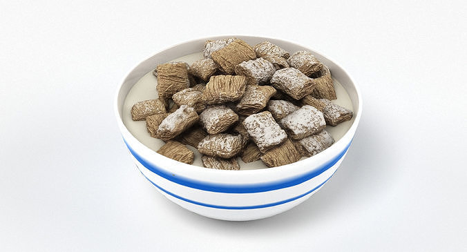 Bowl of Cereal 2 3D model 4