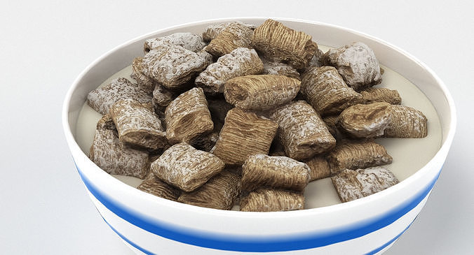 Bowl of Cereal 2 3D model 2