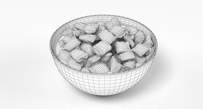 Bowl of Cereal 2 3D model 3