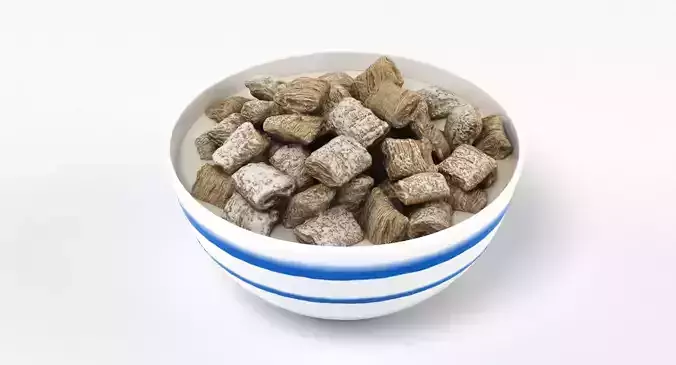 Bowl of Cereal 2 3D model