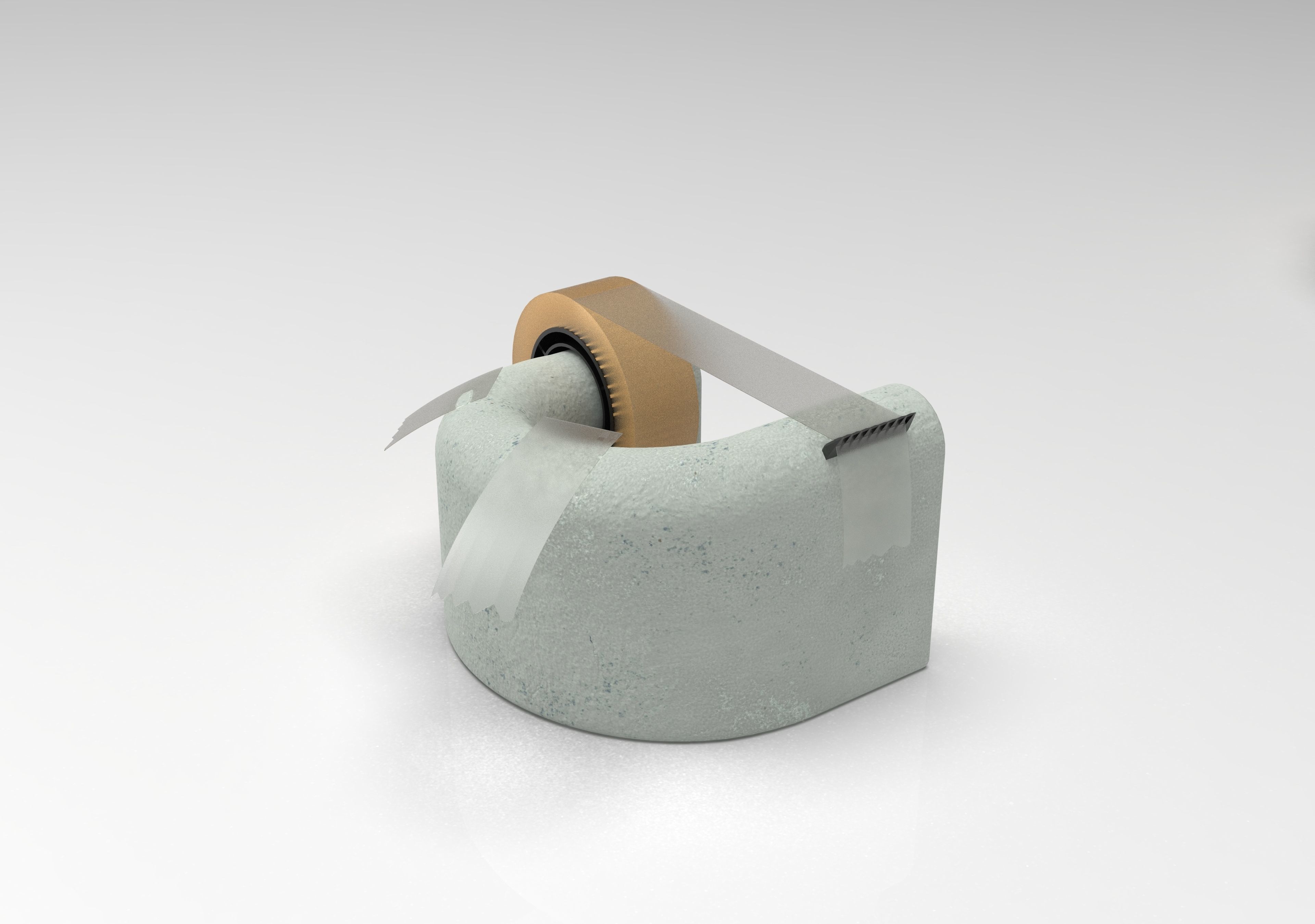 Tape Holder 3D model_1