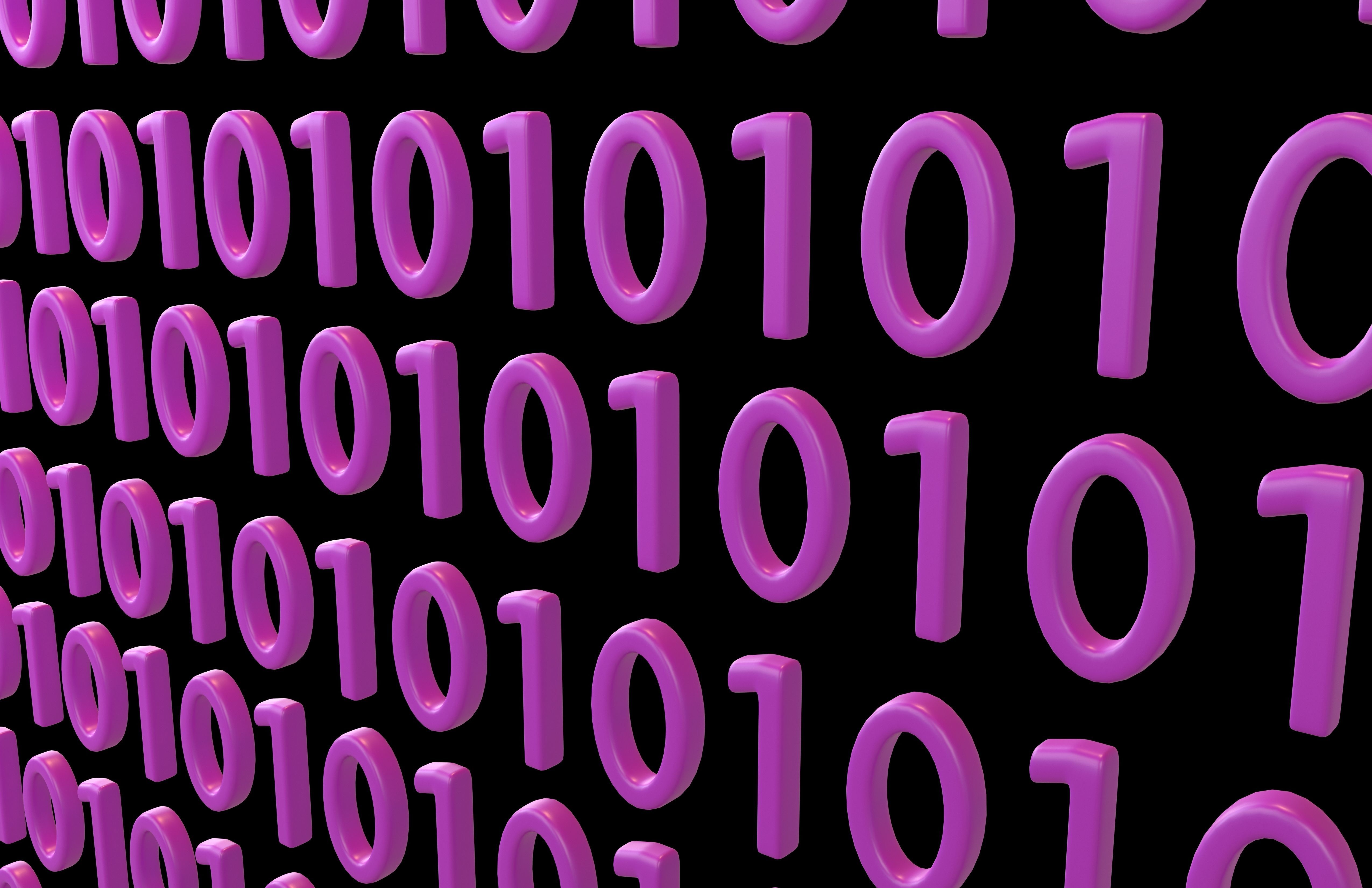 Binary Background V1 008 3D model_2