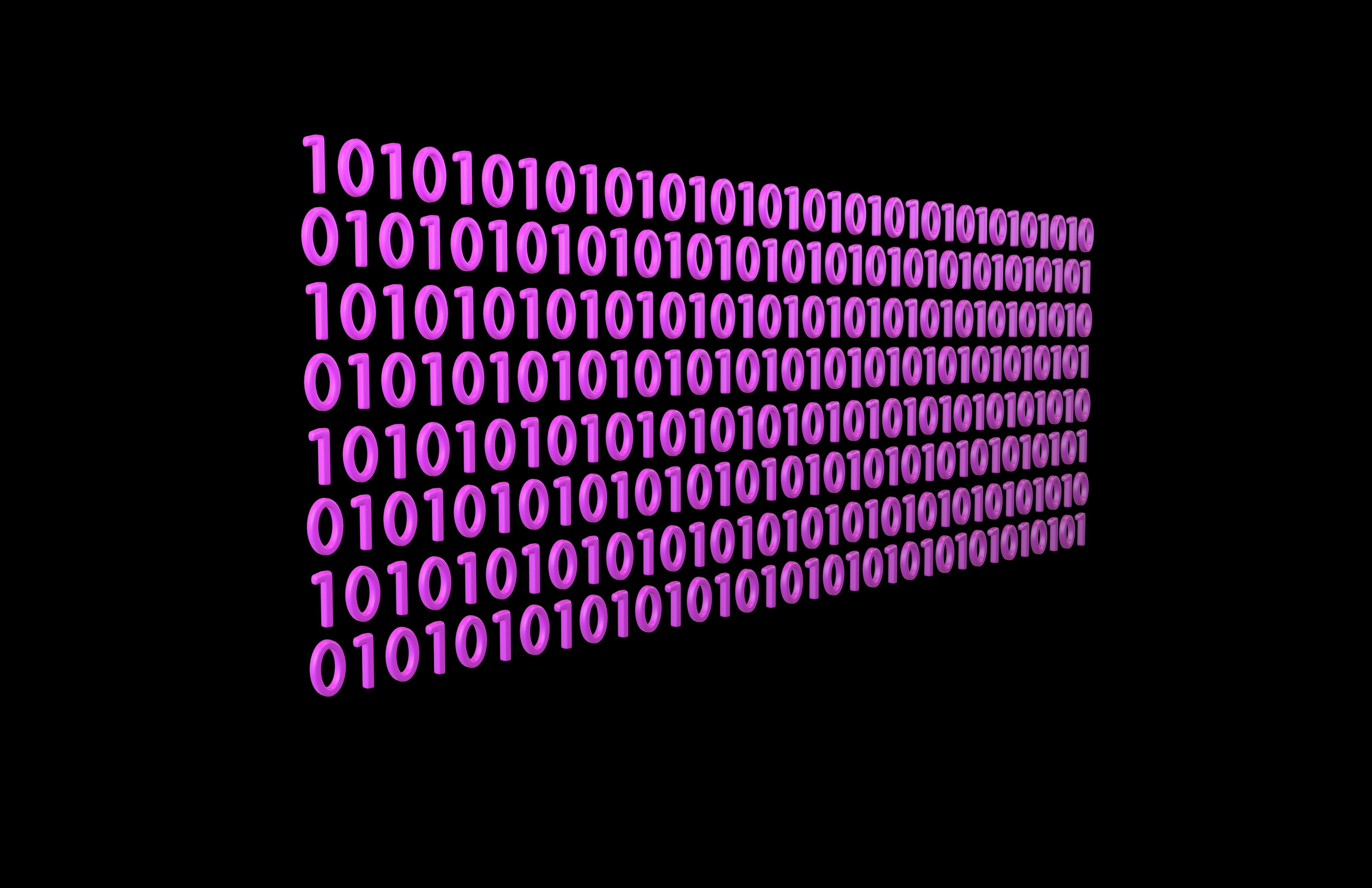 Binary Background V1 008 3D model_3