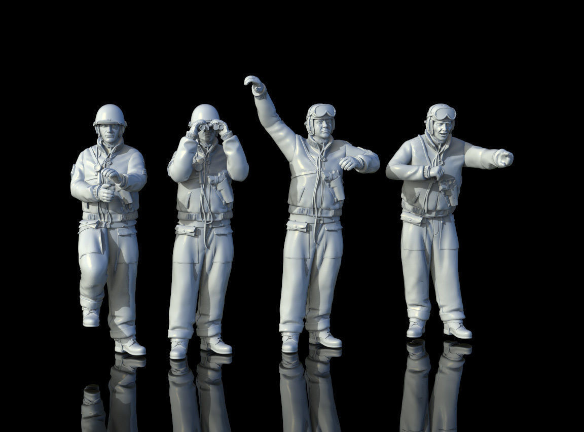 tank crew usa 3D print model_46