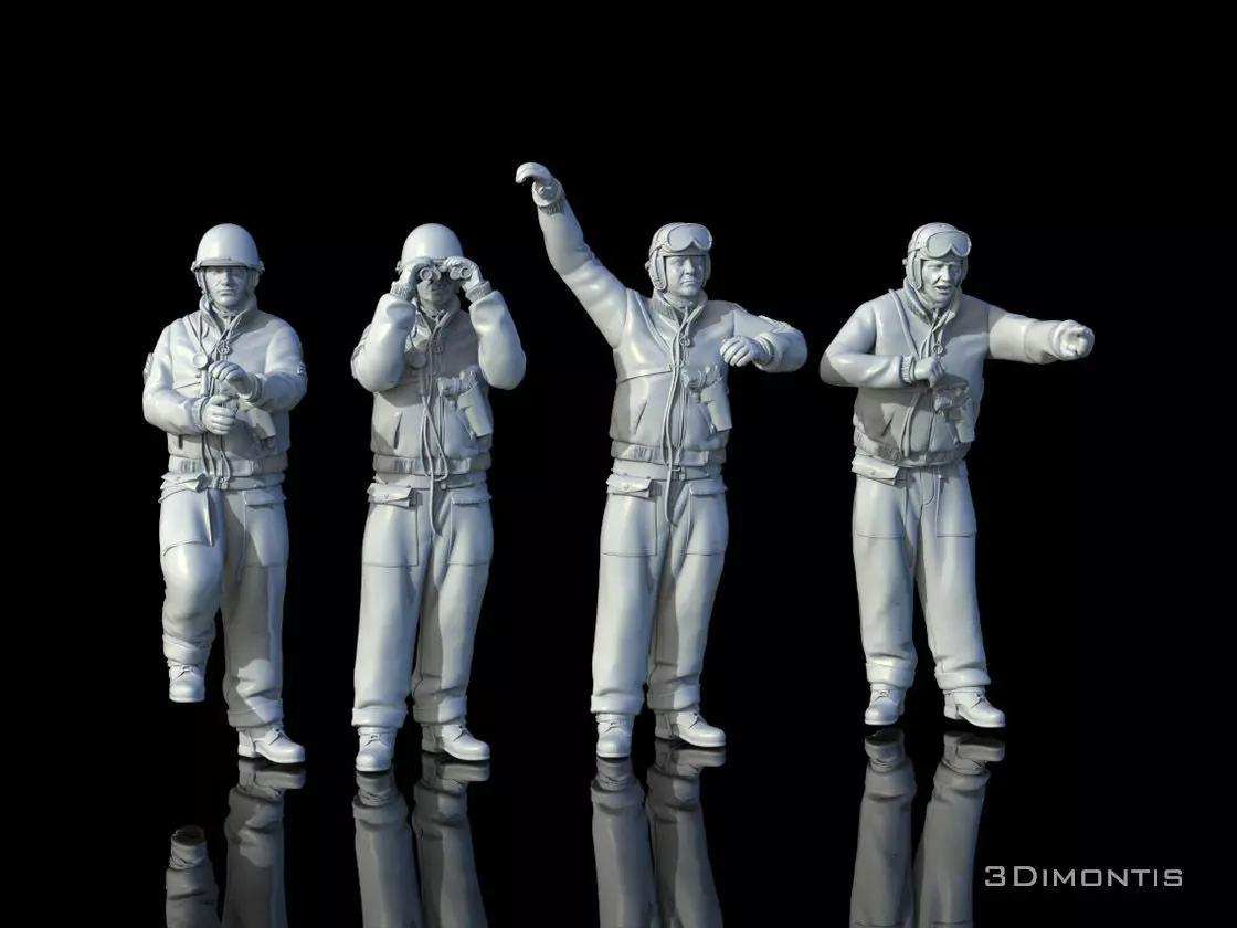 tank crew usa 3D print model_0
