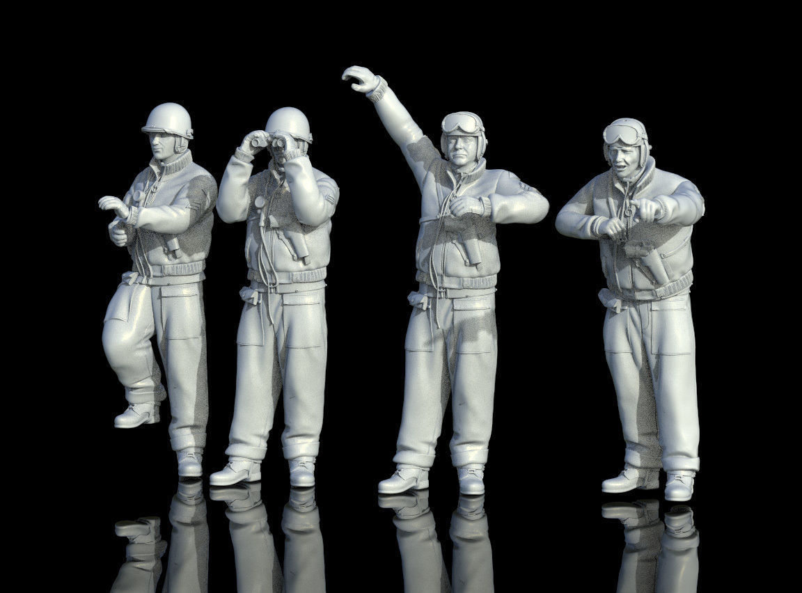 tank crew usa 3D print model_53