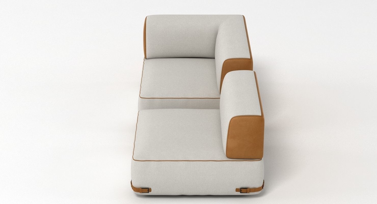 Fendi Soho Sofa Set 3D model_10