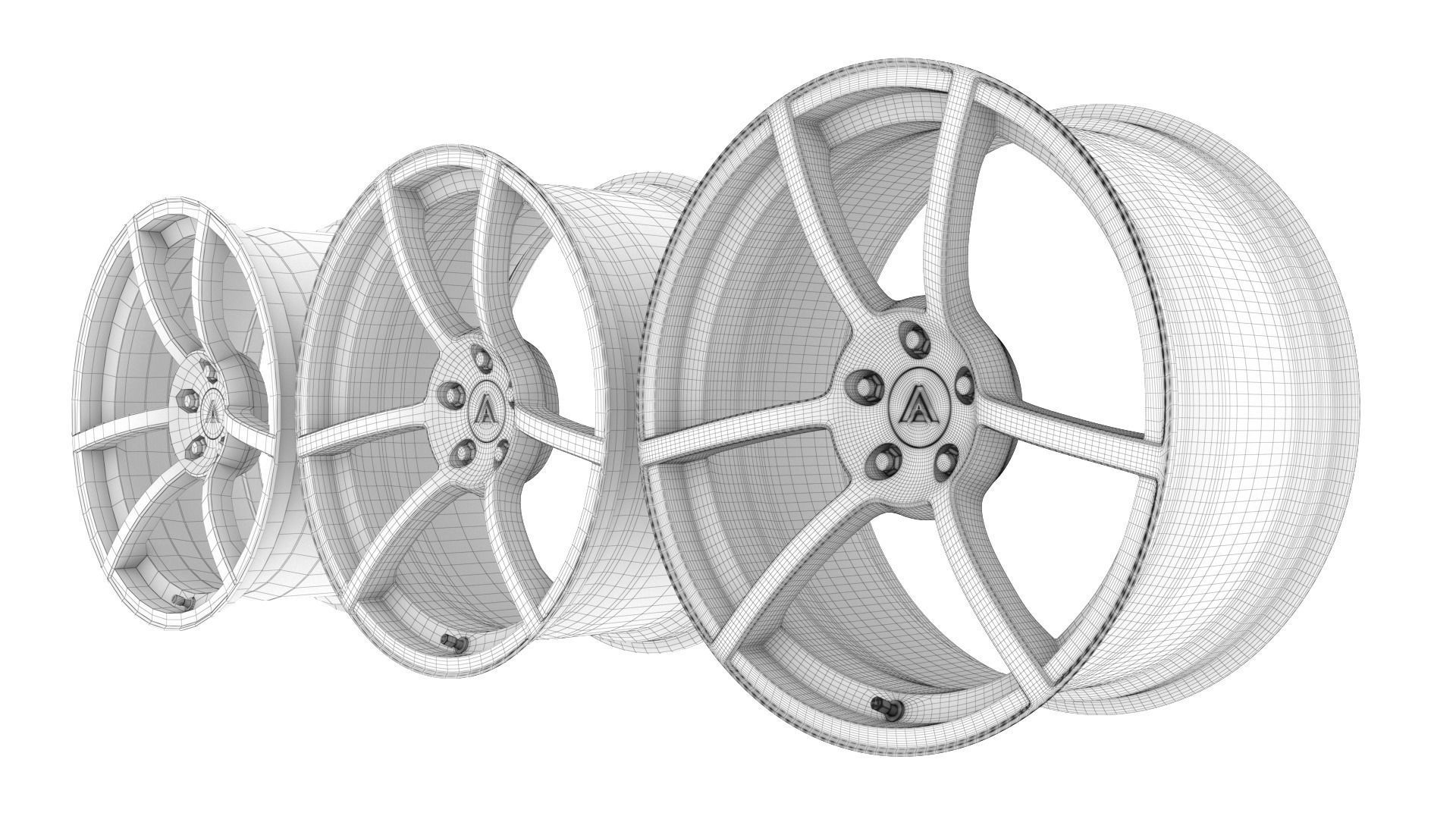 Wheel Rim23 3D model_14