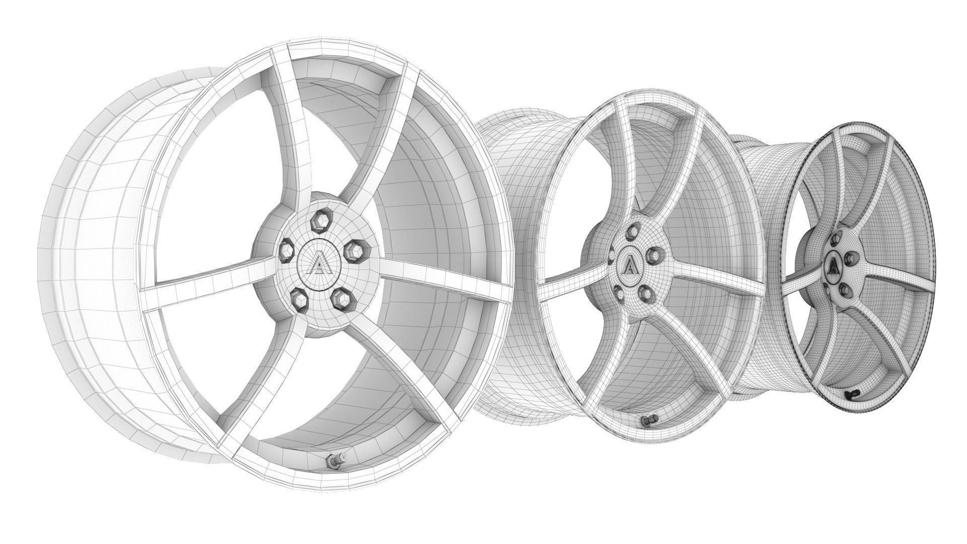 Wheel Rim23 3D model_13