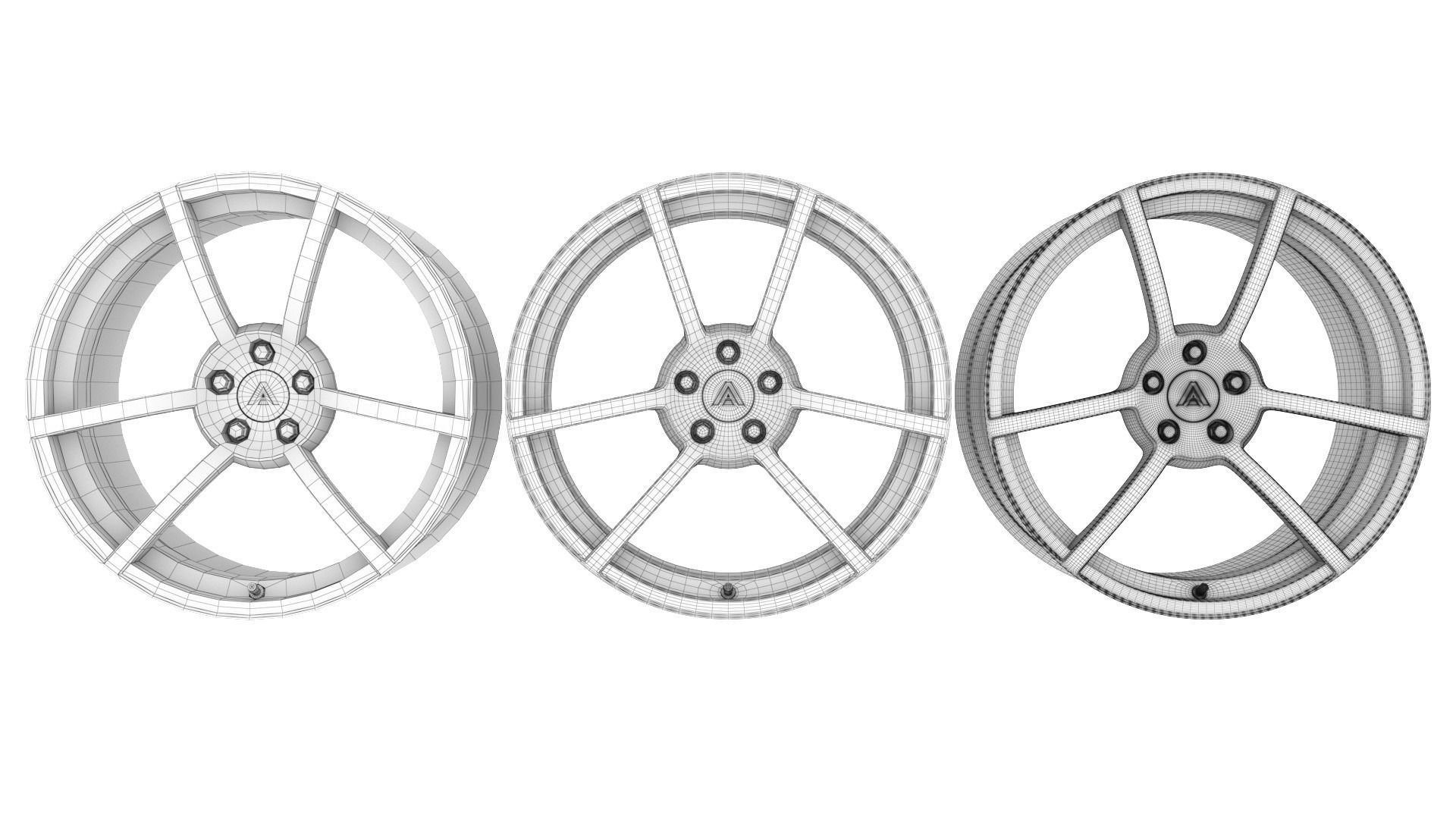 Wheel Rim23 3D model_12