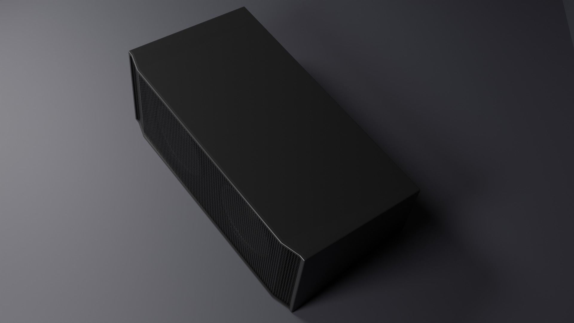Simple 2x12 inch speakers system Low-poly 3D model_3