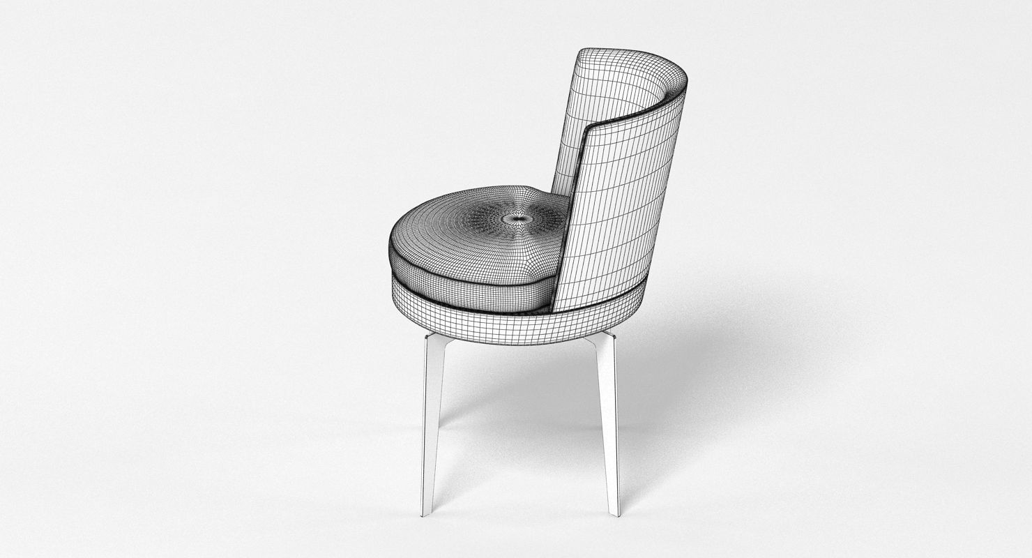 Flexform Dining Set 3D model_18