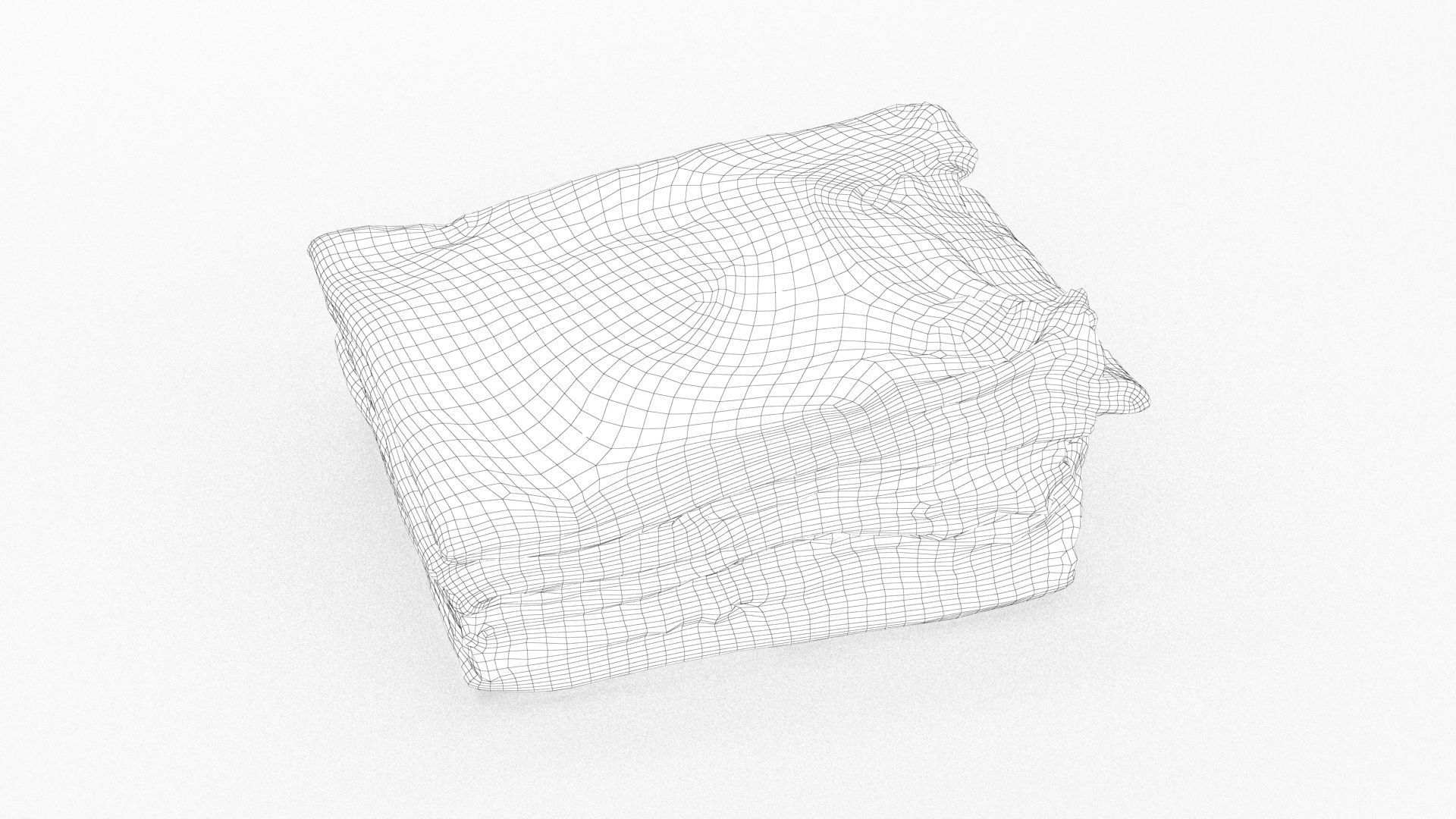 T-Shirts 4 stack of clothes 3D model_14