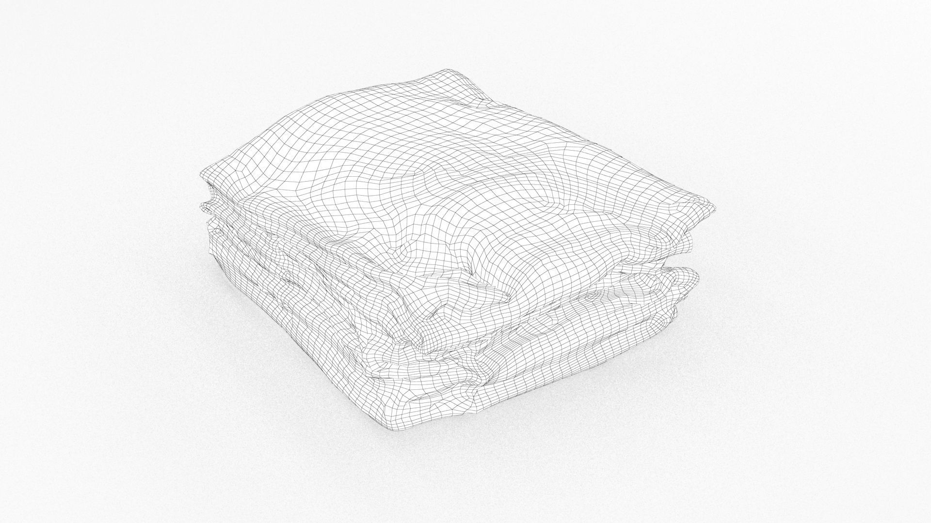 T-Shirts 4 stack of clothes 3D model_13