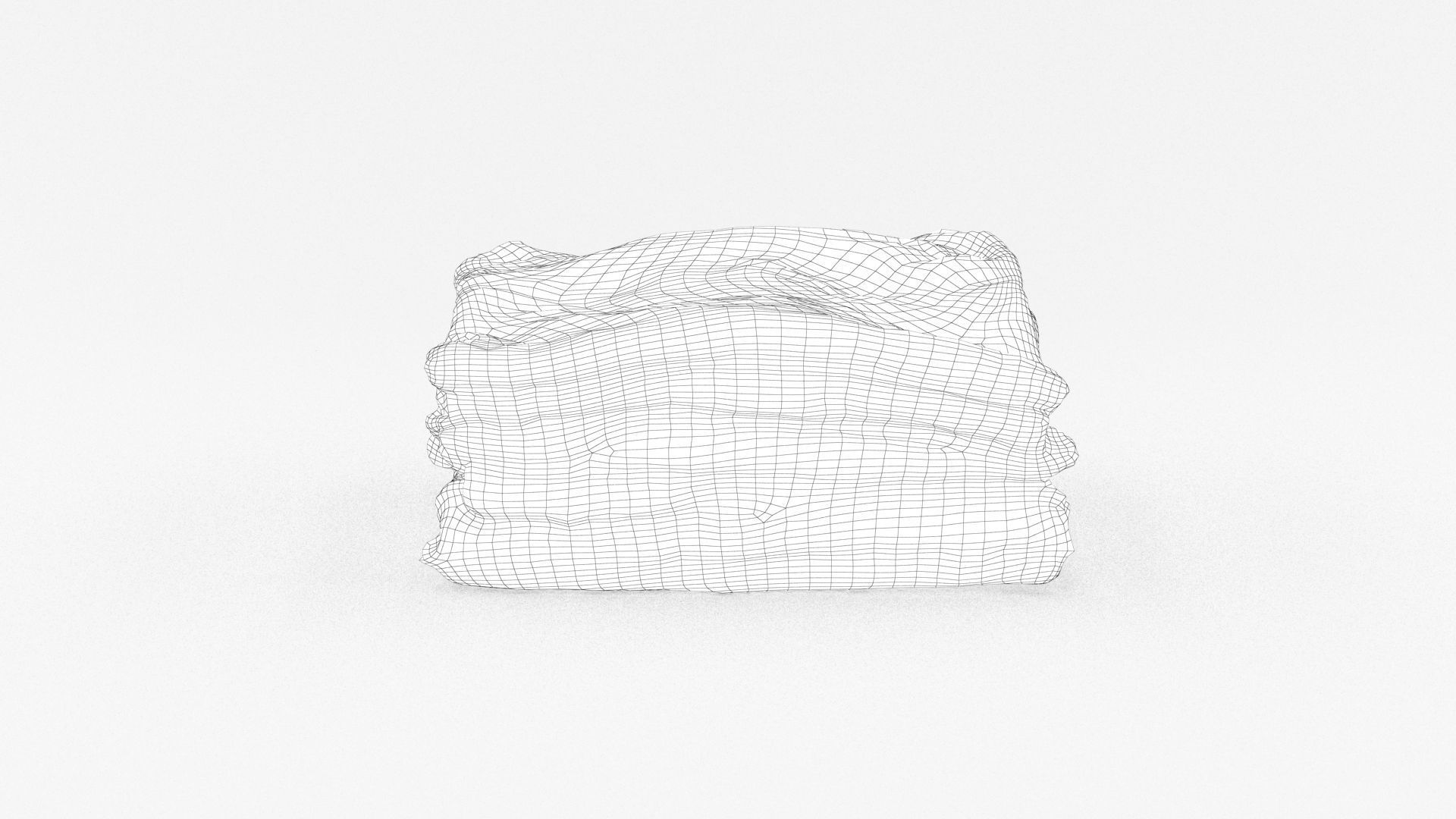 T-Shirts 4 stack of clothes 3D model_15