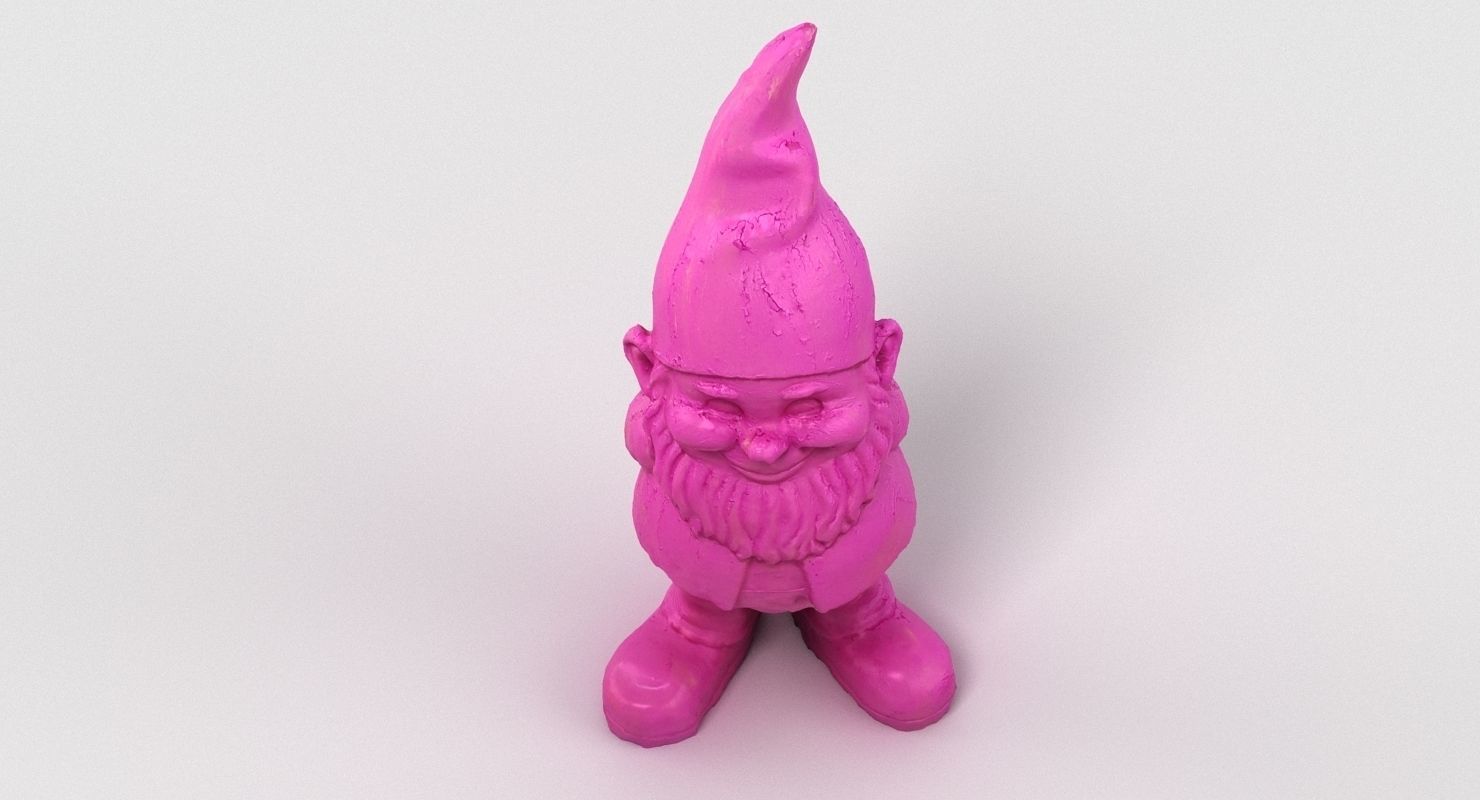 Garden Gnome 1 3D model_3