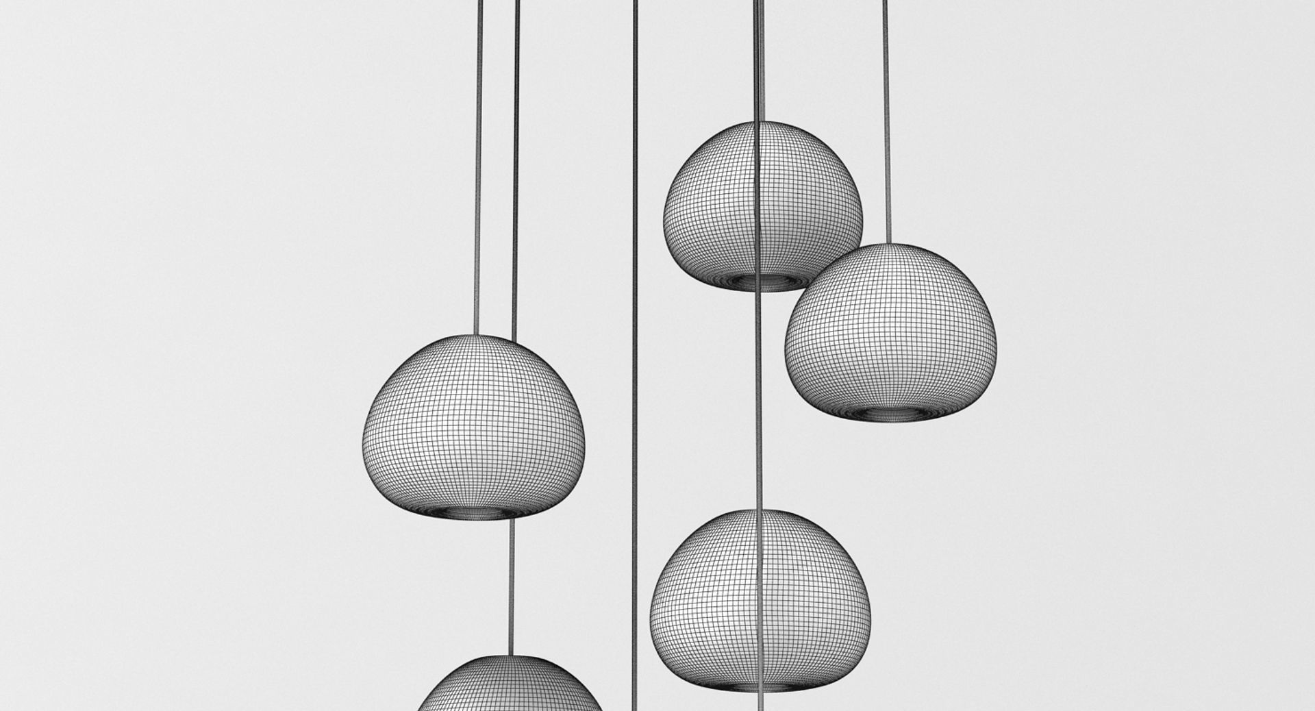 Terzani Mezu Hanging Lamp 3D model_9